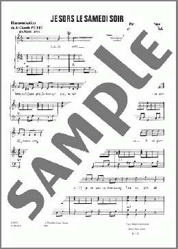 Je Sors Le Samedi Soir(Charlotte Julian) 楽譜 ピアノ & ボーカル ダウンロード