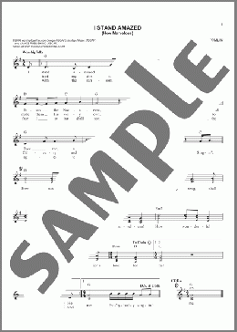 I Stand Amazed (How Marvelous)(Chris Tomlin) 楽譜 その他 ダウンロード