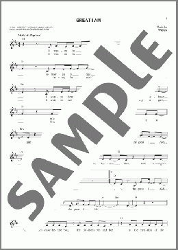 Great I Am(Jared Anderson) 楽譜 その他 ダウンロード