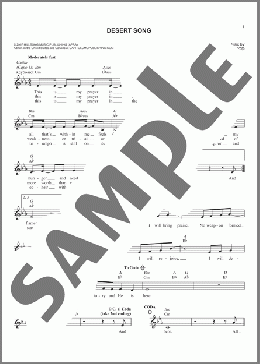 Desert Song(Brooke Ligertwood/Hillsong Worship) 楽譜 その他 ダウンロード