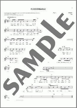 Indescribable(Chris Tomlin) 楽譜 その他 ダウンロード