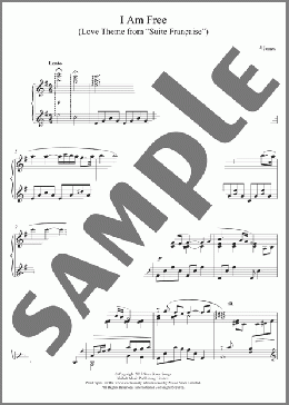 I Am Free (Love Theme from Suite Francaise)(Rael Jones) 楽譜 ピアノ（ソロ） ダウンロード