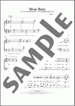 Silver Bells(Ray Evans/Jay Livingston) 楽譜 ピアノ（ソロ） ダウンロード