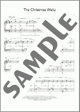 The Christmas Waltz(Sammy Cahn) 楽譜 ピアノ（ソロ） ダウンロード