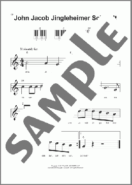John Jacob Jingleheimer Schmidt(Traditional) 楽譜 ピアノ（ソロ） ダウンロード