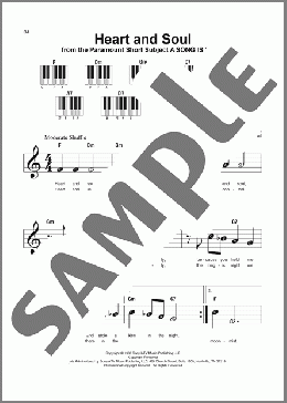 Heart And Soul(Frank Loesser/Hoagy Carmichael) 楽譜 ピアノ（ソロ） ダウンロード