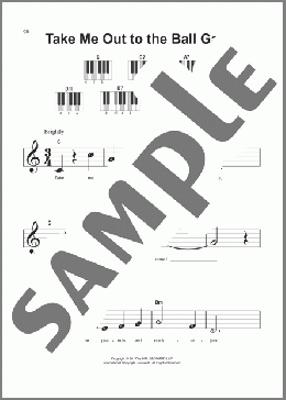 Take Me Out To The Ball Game(Jack Norworth/Albert von Tilzer) 楽譜 ピアノ（ソロ） ダウンロード