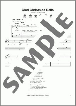 Glad Christmas Bells(Traditional American Carol) 楽譜 ギター（ソロ） ダウンロード