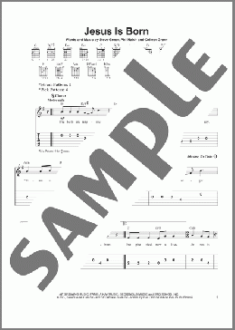 Jesus Is Born(Steve Green) 楽譜 ギター（ソロ） ダウンロード