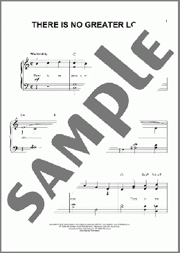 There Is No Greater Love(Isham Jones) 楽譜 その他 ダウンロード