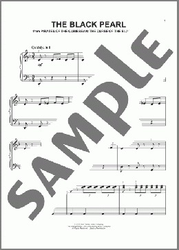 The Black Pearl(Hans Zimmer/Klaus Badelt) 楽譜 ピアノ（ソロ） ダウンロード