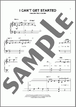 I Can't Get Started(Vernon Duke/Ira Gershwin) 楽譜 その他 ダウンロード