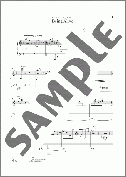 Being Alive(Stephen Sondheim) 楽譜 ピアノ（ソロ） ダウンロード