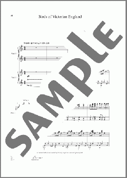 Birds Of Victorian England(Stephen Sondheim) 楽譜 ピアノ（ソロ） ダウンロード