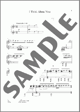 I Think About You(Stephen Sondheim) 楽譜 ピアノ（ソロ） ダウンロード