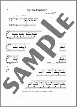 Perpetual Happiness(Stephen Sondheim) 楽譜 ピアノ（ソロ） ダウンロード