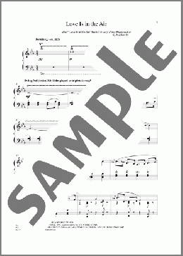 Love Is In The Air(Stephen Sondheim) 楽譜 ピアノ（ソロ） ダウンロード