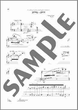Going...Gone(Stephen Sondheim) 楽譜 ピアノ（ソロ） ダウンロード