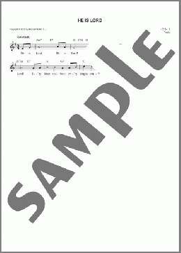 He Is Lord(Traditional) 楽譜 その他 ダウンロード