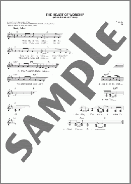 The Heart Of Worship (When The Music Fades)(Matt Redman) 楽譜 その他 ダウンロード