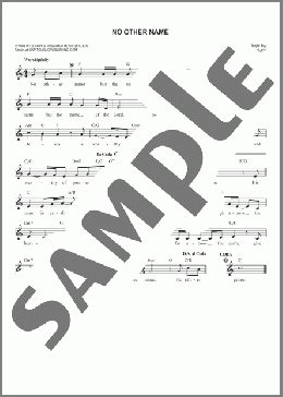 No Other Name(Robert Gay) 楽譜 その他 ダウンロード
