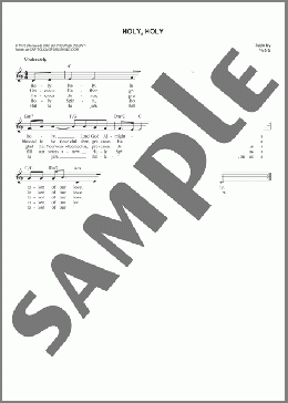 Holy, Holy(Jimmy Owens) 楽譜 その他 ダウンロード