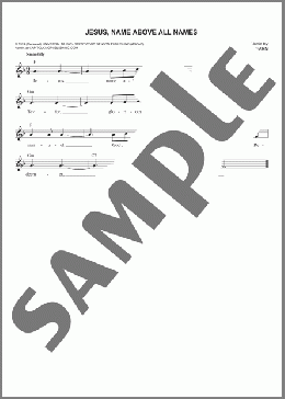 Jesus, Name Above All Names(Naida Hearn) 楽譜 その他 ダウンロード
