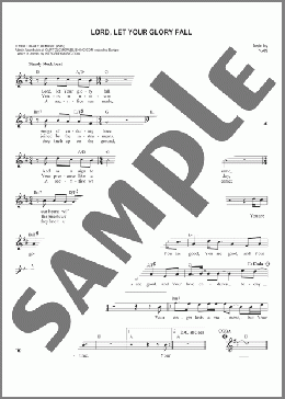 Lord, Let Your Glory Fall(Phillips, Craig & Dean) 楽譜 その他 ダウンロード