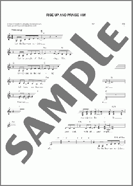 Rise Up And Praise Him(Gary Sadler) 楽譜 その他 ダウンロード