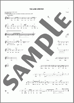 The Lord's Prayer(Sister Janet Mead) 楽譜 その他 ダウンロード