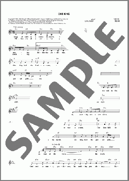 One King(Point Of Grace) 楽譜 その他 ダウンロード