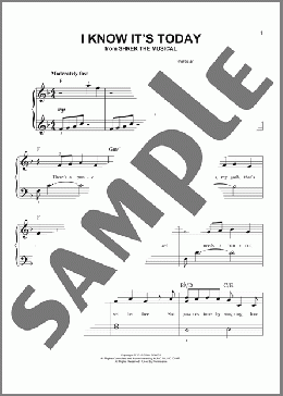 I Know It's Today(Jeanine Tesori) 楽譜 ピアノ（ソロ） ダウンロード