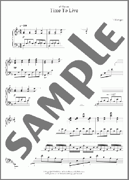 Time To Live(Niels Norager) 楽譜 ピアノ（ソロ） ダウンロード