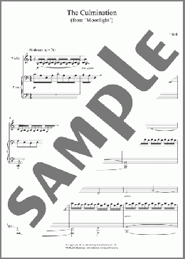 The Culmination (from 'Moonlight')(Nicholas Britell) 楽譜 バイオリン ダウンロード
