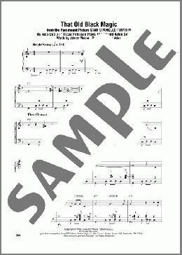 That Old Black Magic(Harold Arlen/Oscar Peterson) 楽譜 ピアノ（ソロ） ダウンロード