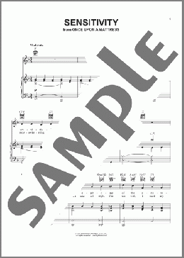 Sensitivity(Rodgers & Barer) 楽譜 ピアノ & ボーカル & ギター ダウンロード