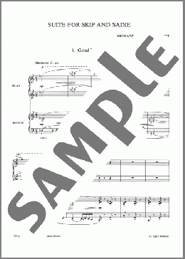Suite For Skip And Sadie(Richard Rodney Bennett) 楽譜 ピアノ（ソロ） ダウンロード