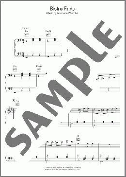 Bistro Fada (from 'Midnight In Paris')(Stephane Wrembel) 楽譜 ピアノ（ソロ） ダウンロード