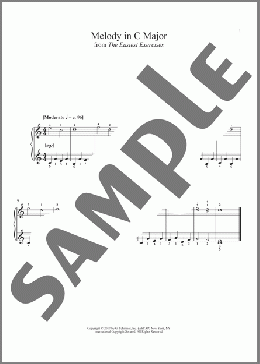 Melody In C Major, Op. 190, No. 16(Louis Kohler) 楽譜 ピアノ（ソロ） ダウンロード