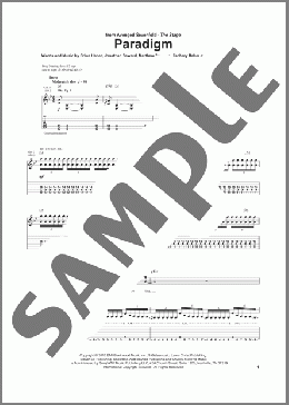 Paradigm(Avenged Sevenfold) 楽譜 ギター（ソロ） ダウンロード