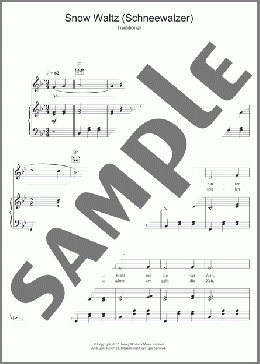 Snow Waltz (Schneewalzer)(Peter Alexander) 楽譜 その他 ダウンロード