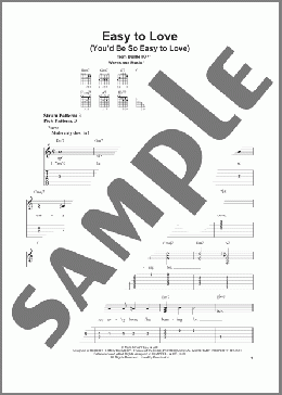 Easy To Love (You'd Be So Easy To Love)(Cole Porter) 楽譜 ギター（ソロ） ダウンロード