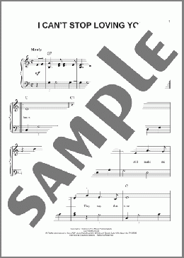 I Can't Stop Loving You(Kitty Wells/Ray Charles/Conway Twitty/Elvis Presley) 楽譜 ピアノ（ソロ） ダウンロード