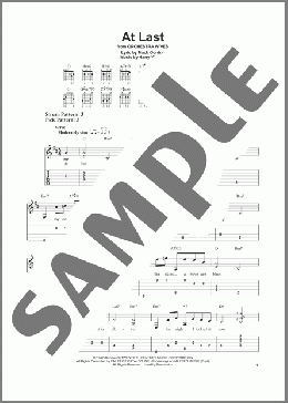 At Last(Etta James/Celine Dion) 楽譜 ギター（ソロ） ダウンロード