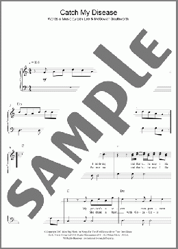 Catch My Disease(Ben Lee) 楽譜 ピアノ（ソロ） ダウンロード