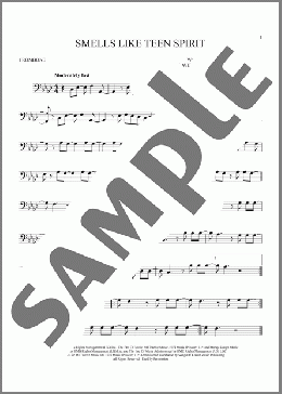 Smells Like Teen Spirit(Nirvana) 楽譜 トロンボーン（ソロ） ダウンロード