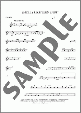 Smells Like Teen Spirit(Nirvana) 楽譜 トランペット（ソロ） ダウンロード