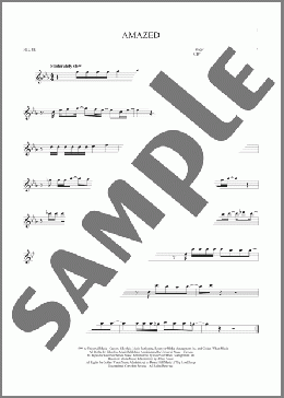 Amazed(Lonestar) 楽譜 フルート ダウンロード