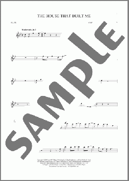 The House That Built Me(Miranda Lambert) 楽譜 フルート ダウンロード