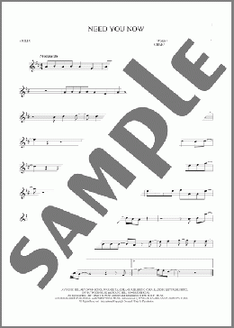 Need You Now(Lady A) 楽譜 バイオリン ダウンロード